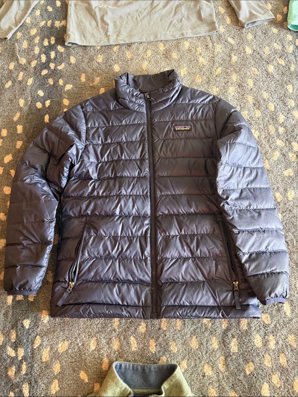 Patagonia Kids Navy Blue Puffer Jacket